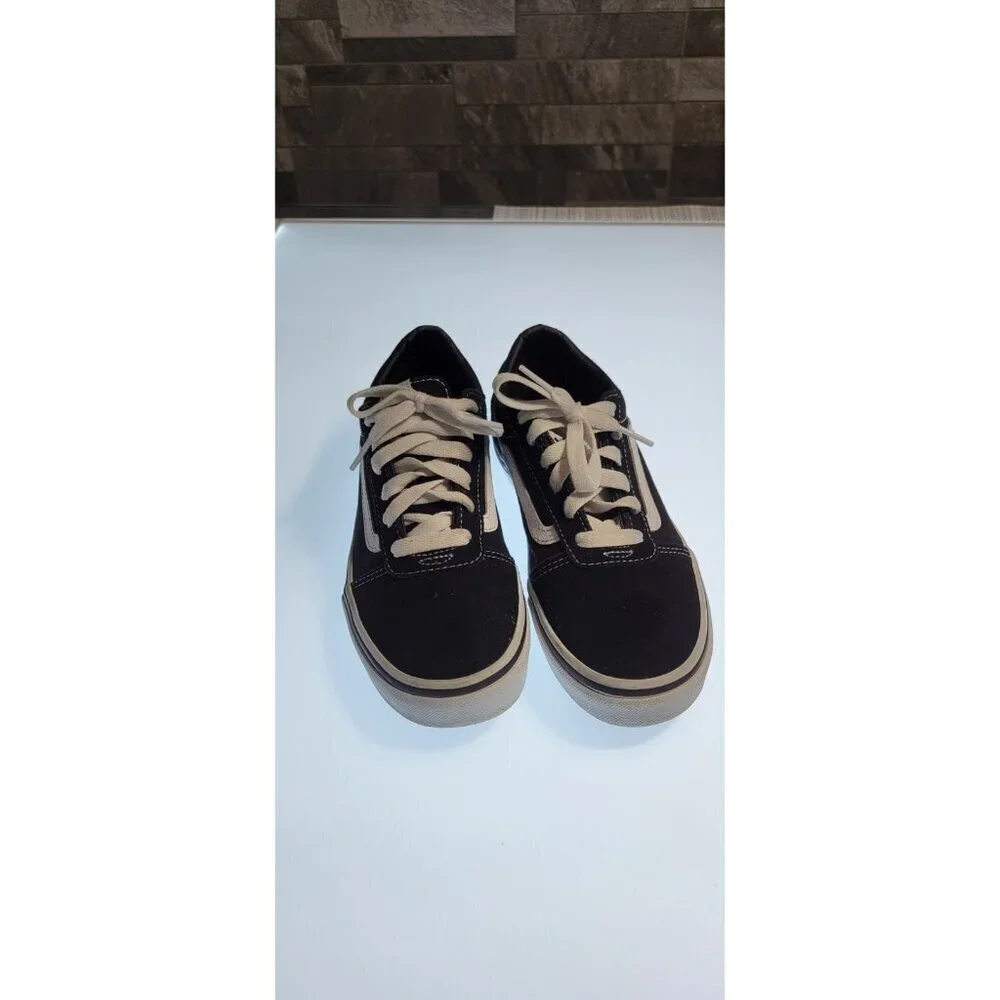 VANS Old School Sk8 Low Top Youth's Size 4 Skate Shoes Black White